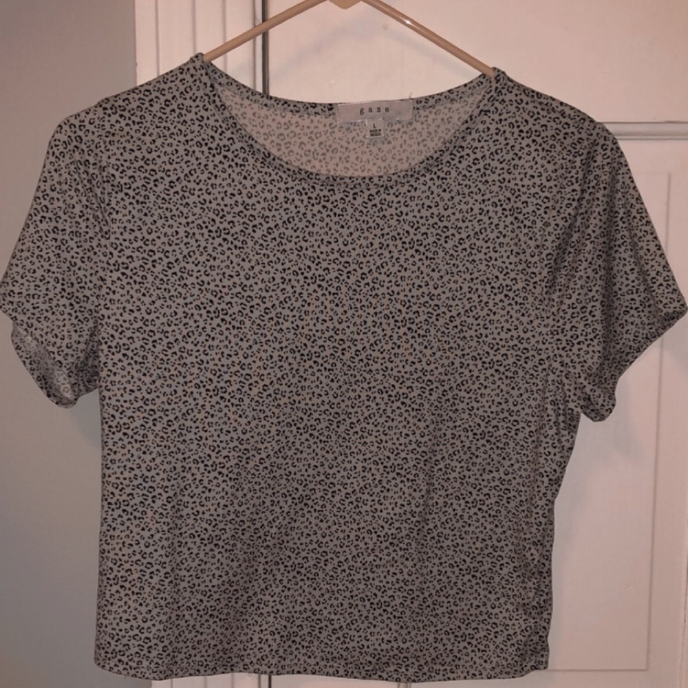cheetah print top